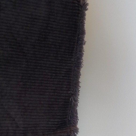 NWT Loft The Straight Crop Raw Hem Corduroy Pants Gray Size 28 - Picture 6 of 10